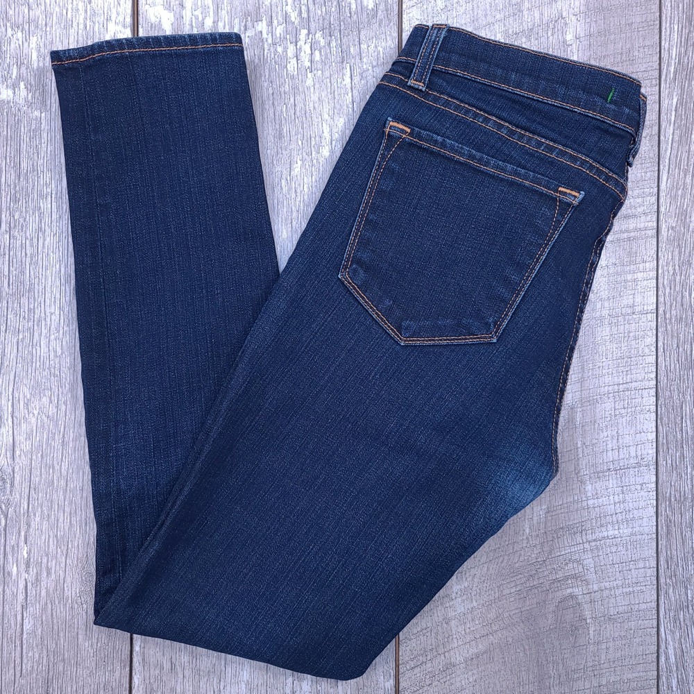 J Brand The Skinny Jeans Women 29 Ink Blue Mid Rise Stretch Denim 811C012